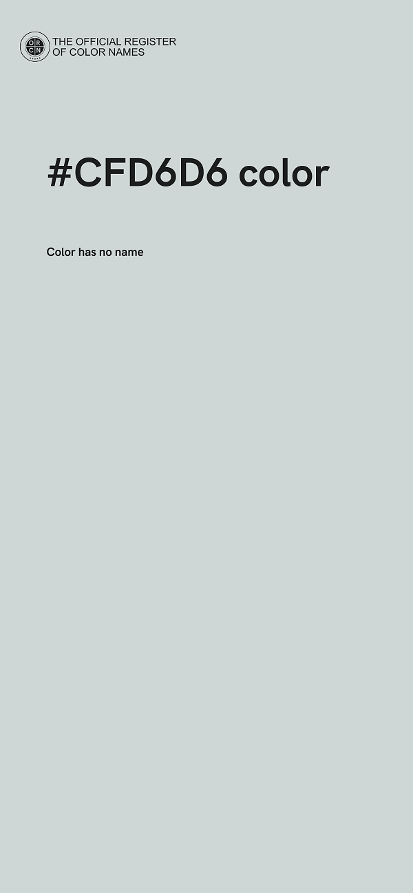 #CFD6D6 color image