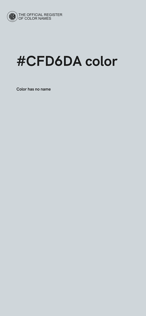 #CFD6DA color image