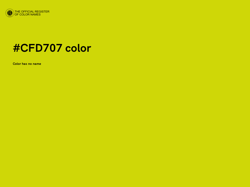 #CFD707 color image