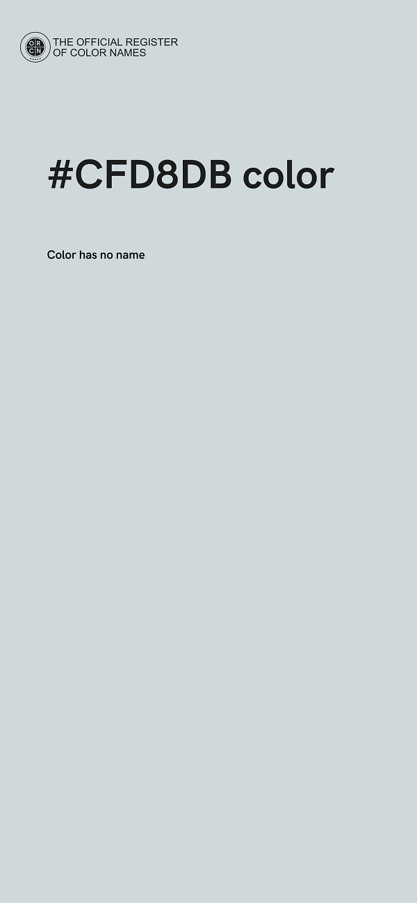 #CFD8DB color image