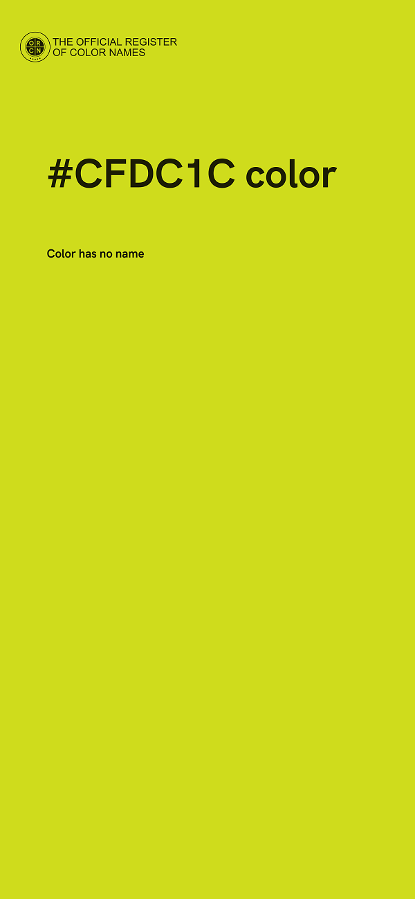 #CFDC1C color image
