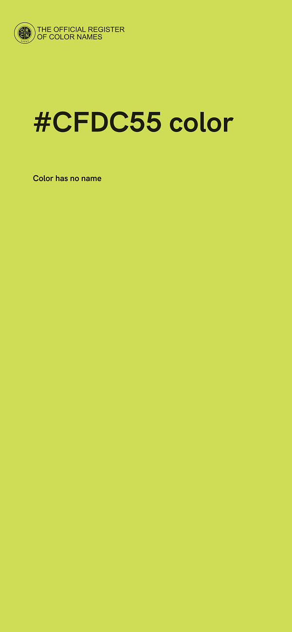 #CFDC55 color image