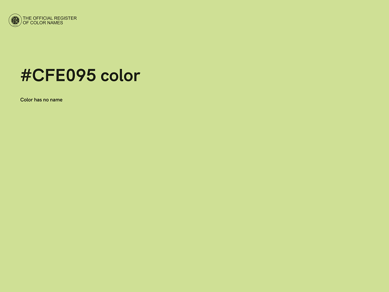 #CFE095 color image