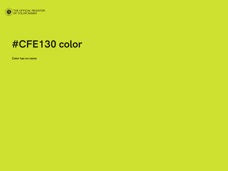 #CFE130 color image