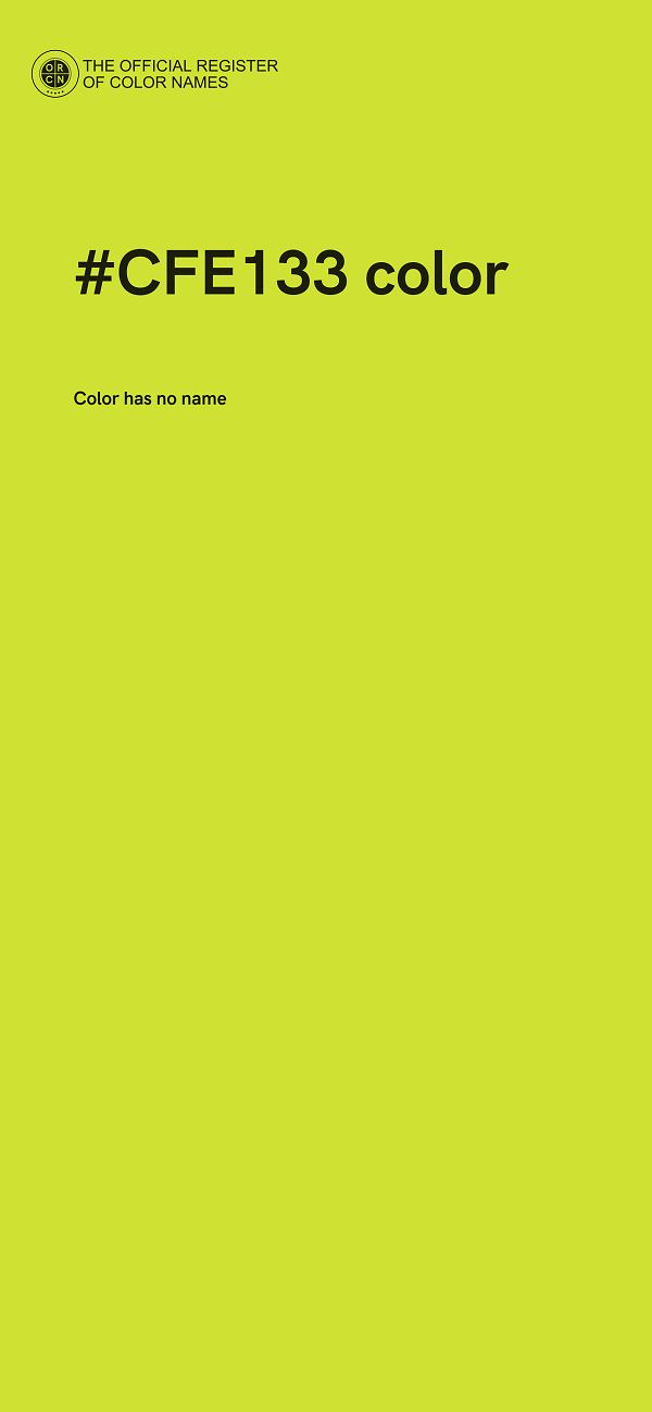 #CFE133 color image