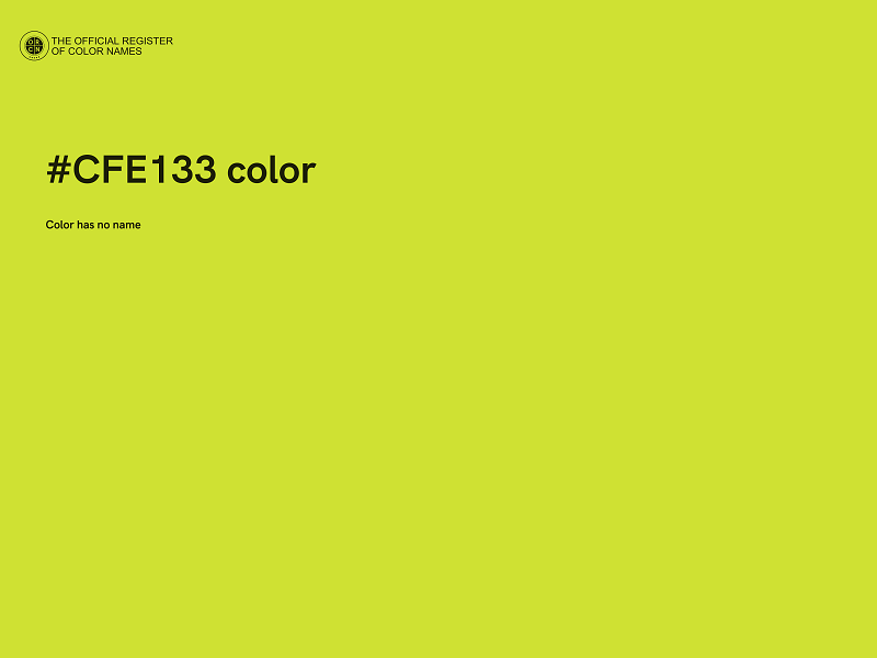 #CFE133 color image