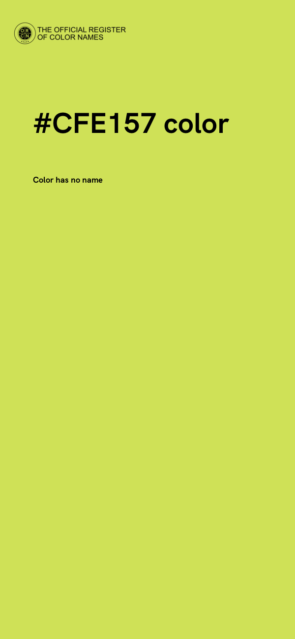 #CFE157 color image