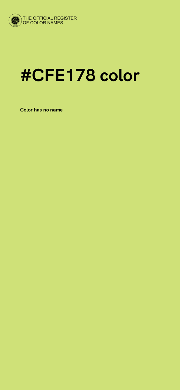 #CFE178 color image
