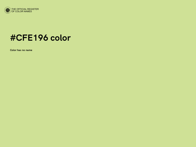 #CFE196 color image