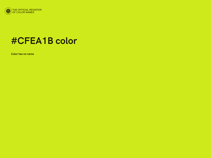 #CFEA1B color image