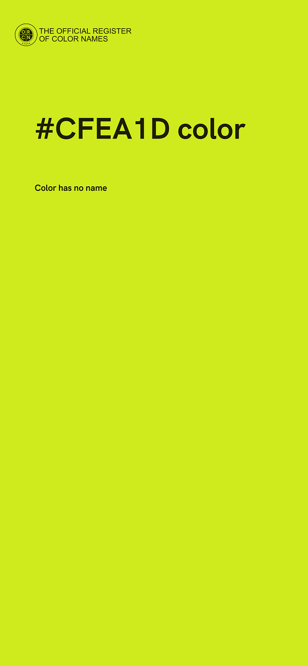 #CFEA1D color image