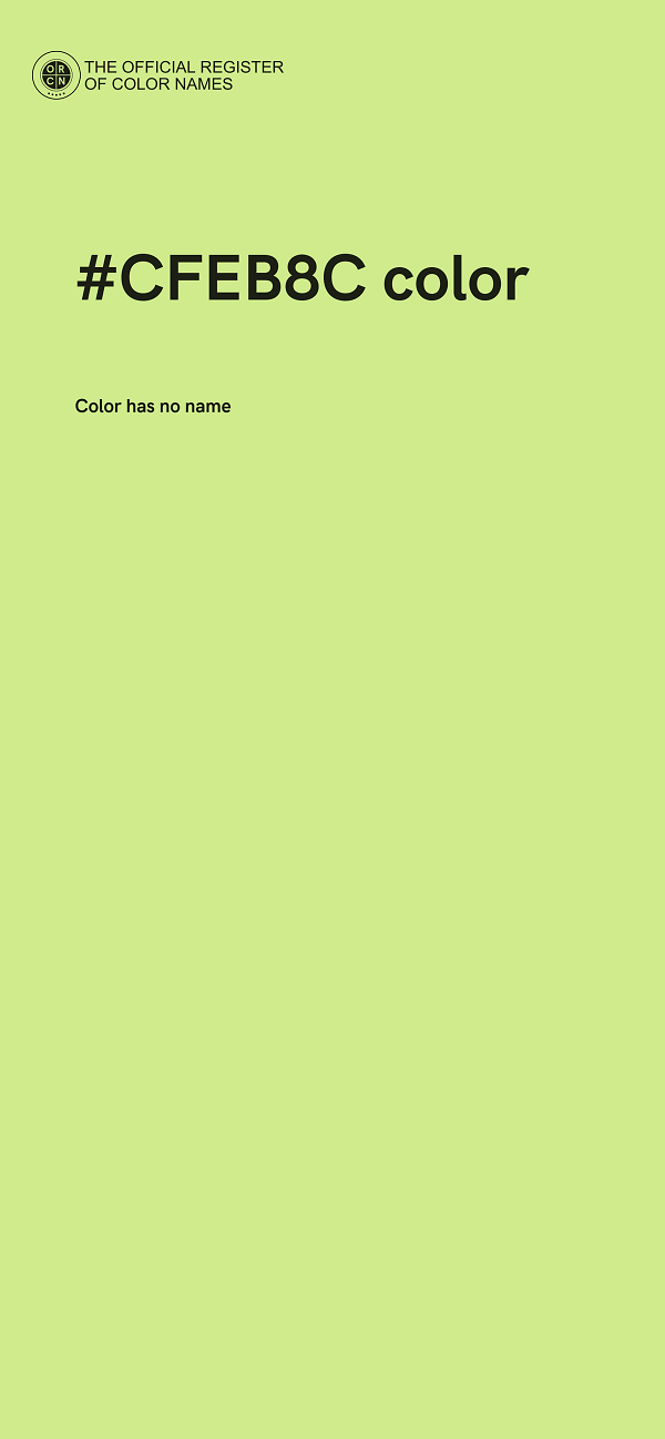 #CFEB8C color image