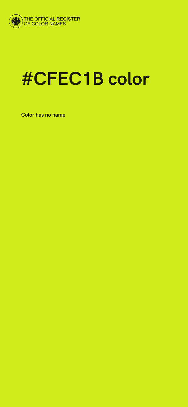 #CFEC1B color image