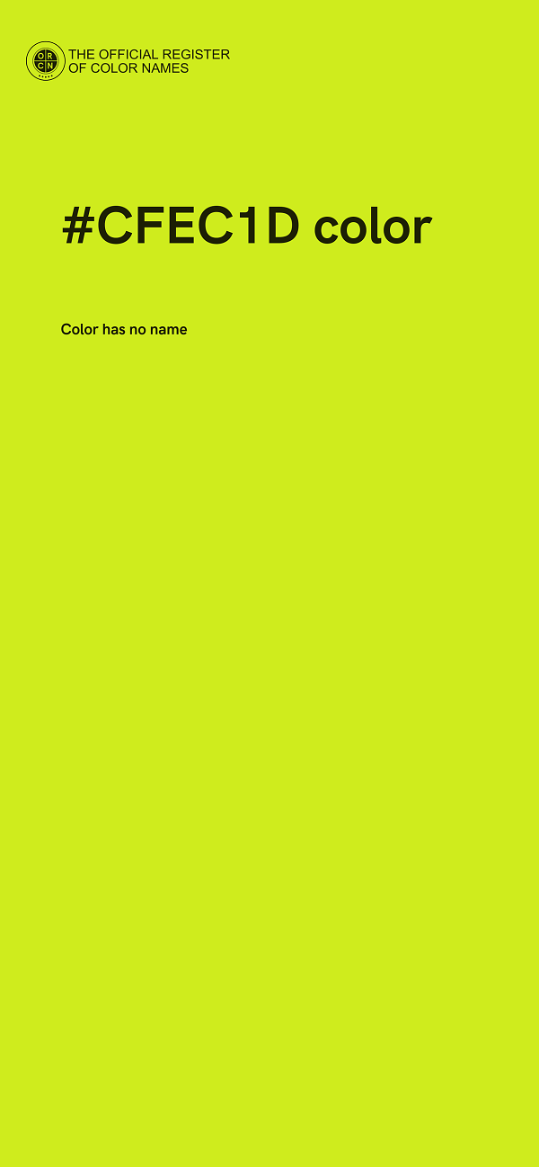 #CFEC1D color image