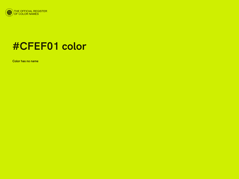 #CFEF01 color image