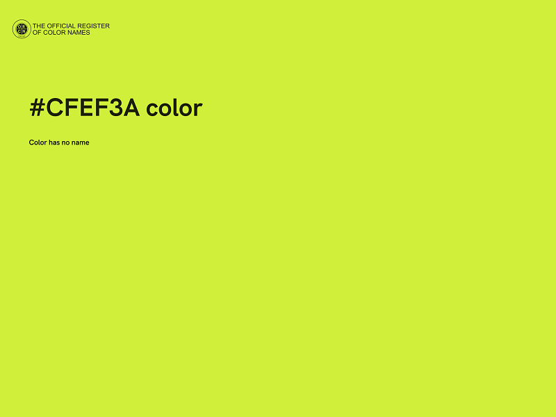 #CFEF3A color image
