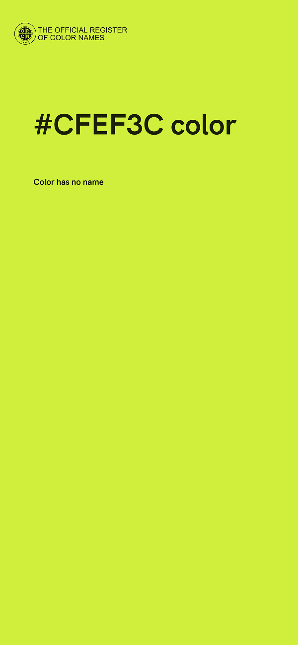 #CFEF3C color image
