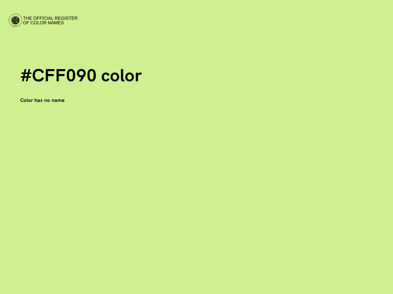 #CFF090 color image