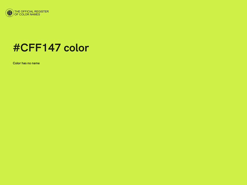 #CFF147 color image