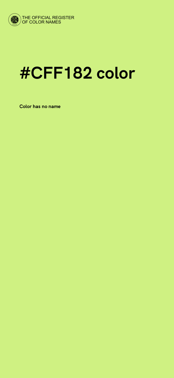 #CFF182 color image