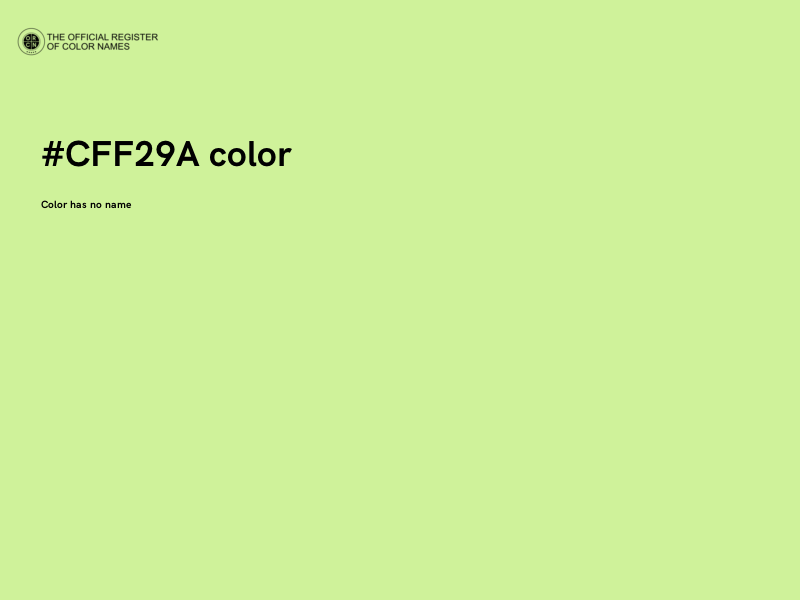 #CFF29A color image