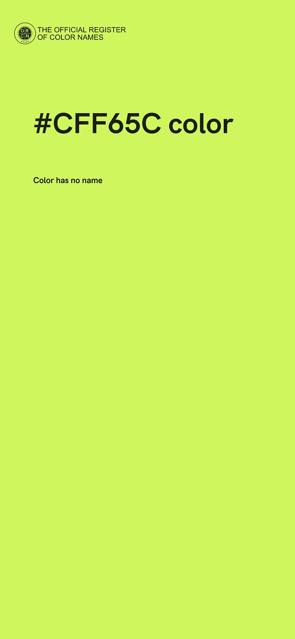 #CFF65C color image