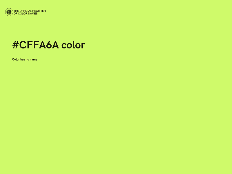 #CFFA6A color image