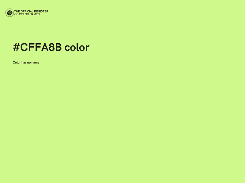 #CFFA8B color image