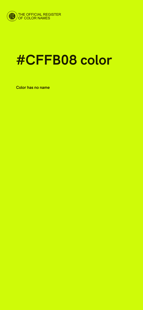 #CFFB08 color image