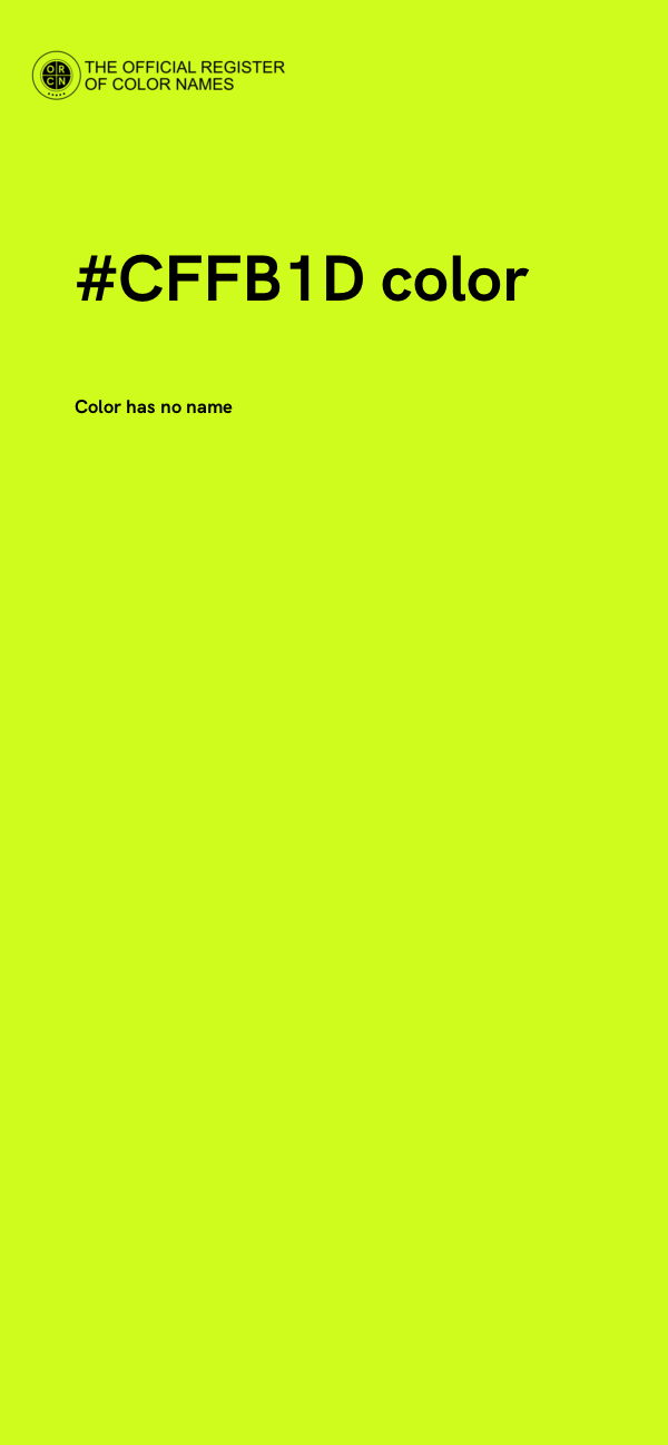 #CFFB1D color image