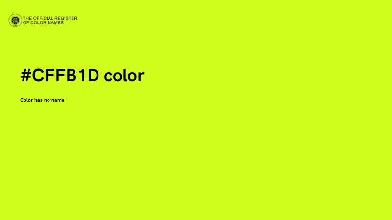 #CFFB1D color image