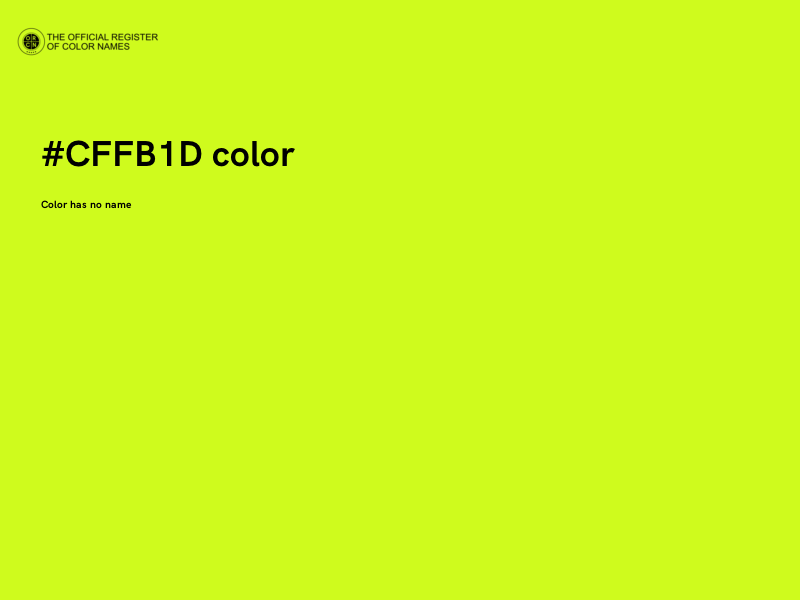 #CFFB1D color image