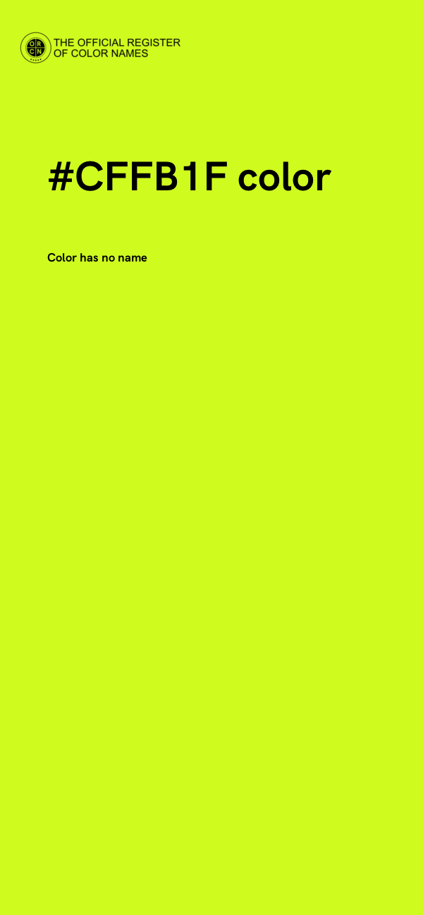 #CFFB1F color image