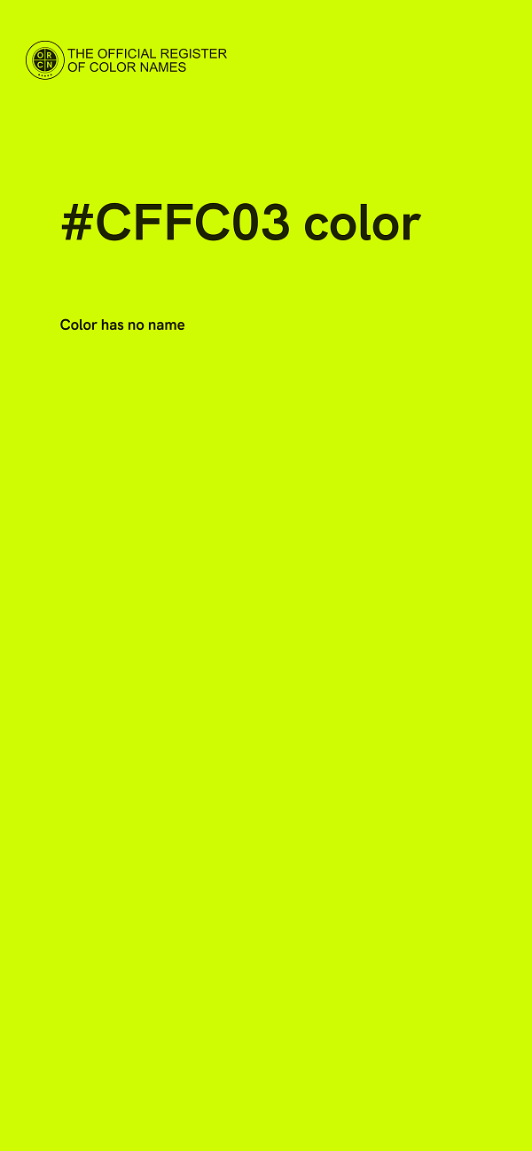 #CFFC03 color image