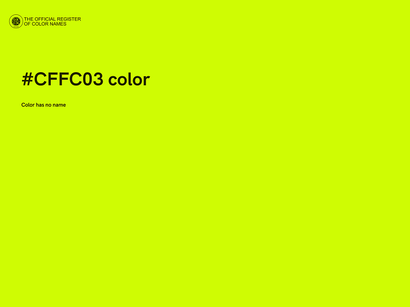 #CFFC03 color image