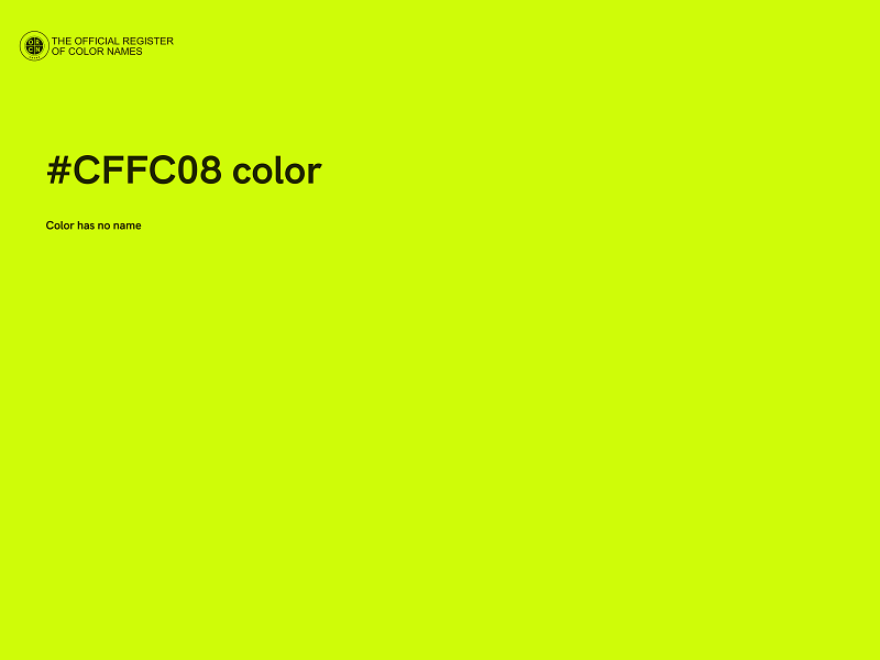 #CFFC08 color image