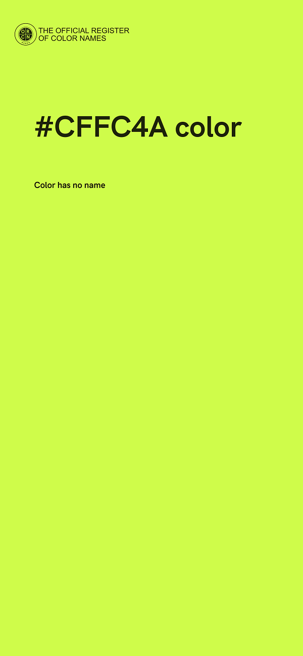 #CFFC4A color image