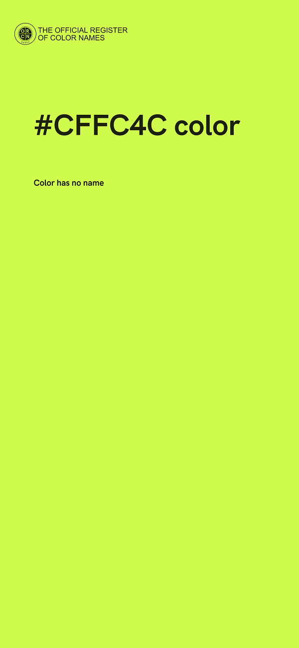 #CFFC4C color image
