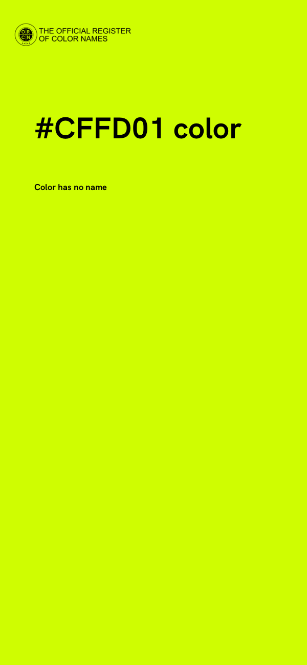 #CFFD01 color image
