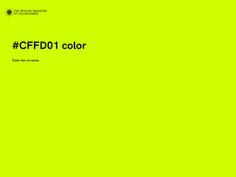 #CFFD01 color image
