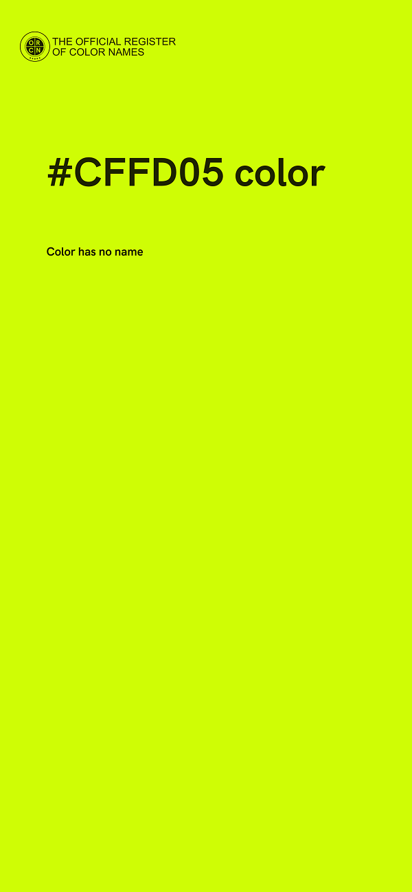 #CFFD05 color image