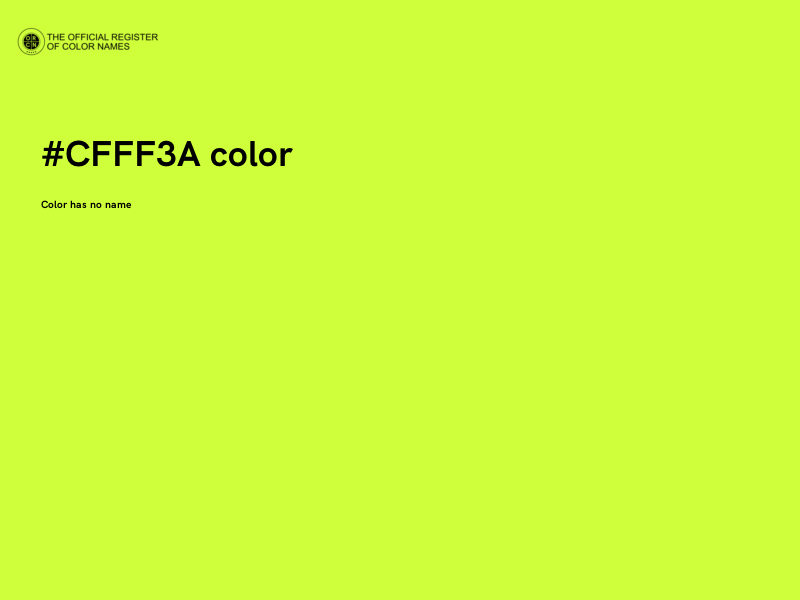 #CFFF3A color image