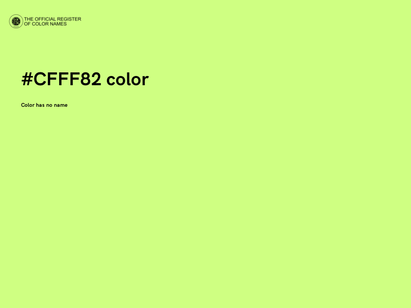 #CFFF82 color image