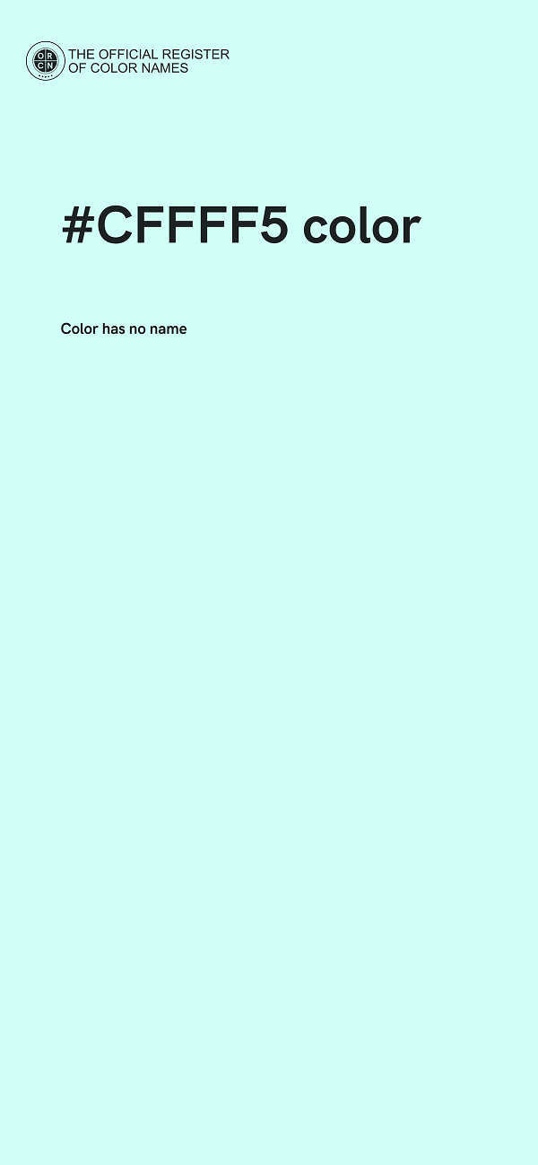 #CFFFF5 color image