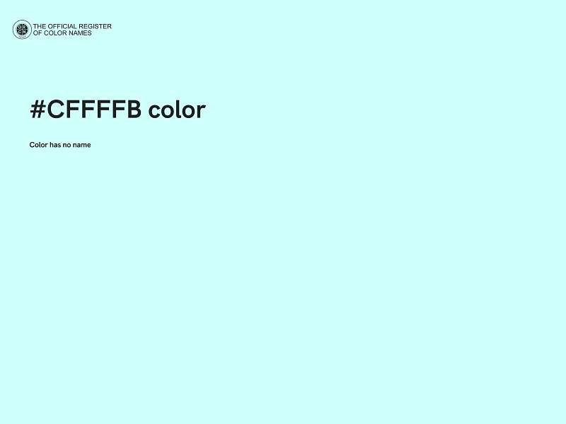 #CFFFFB color image