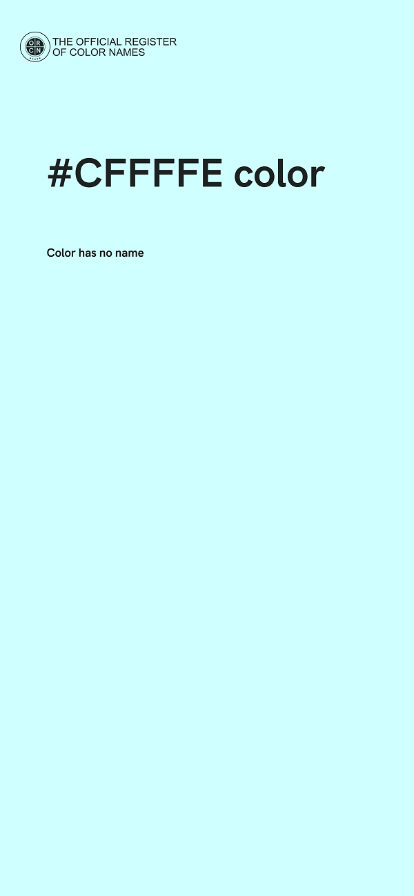 #CFFFFE color image