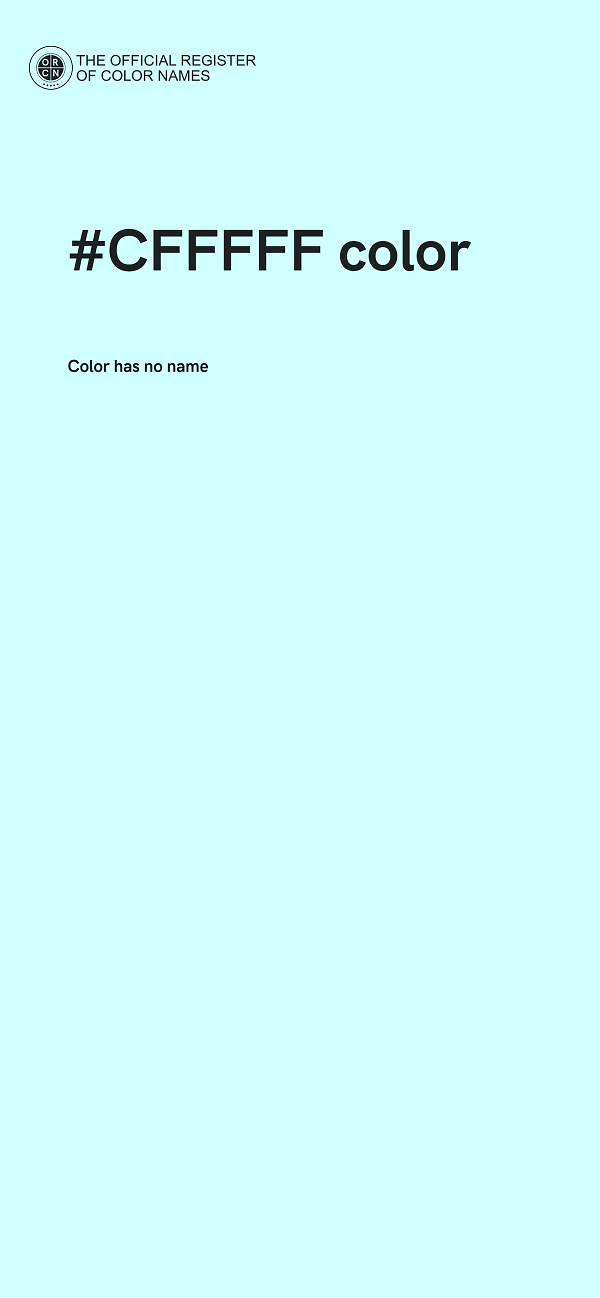 #CFFFFF color image