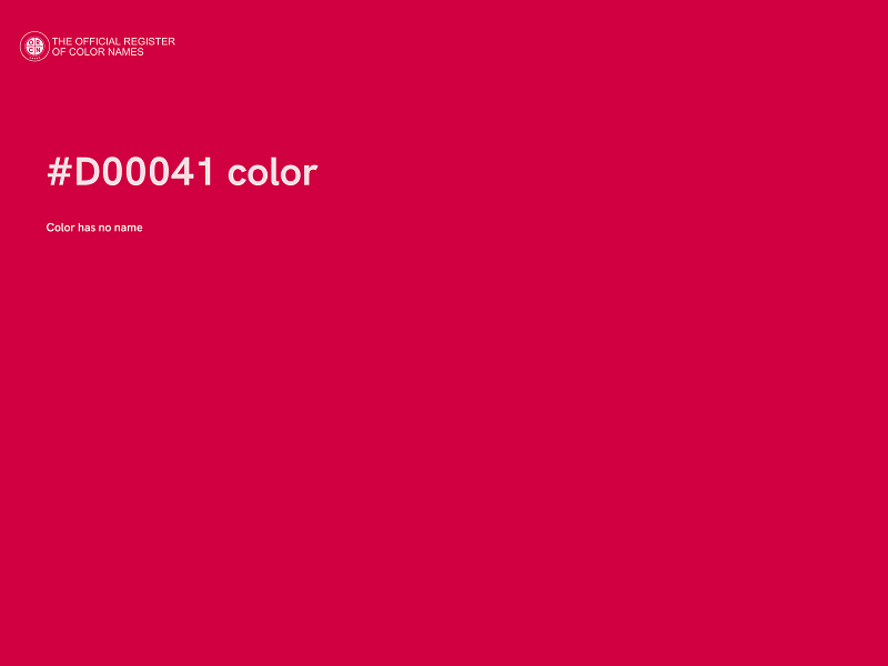 #D00041 color image