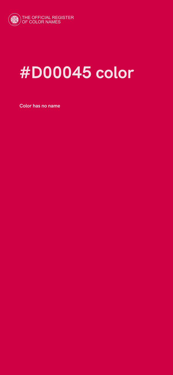 #D00045 color image