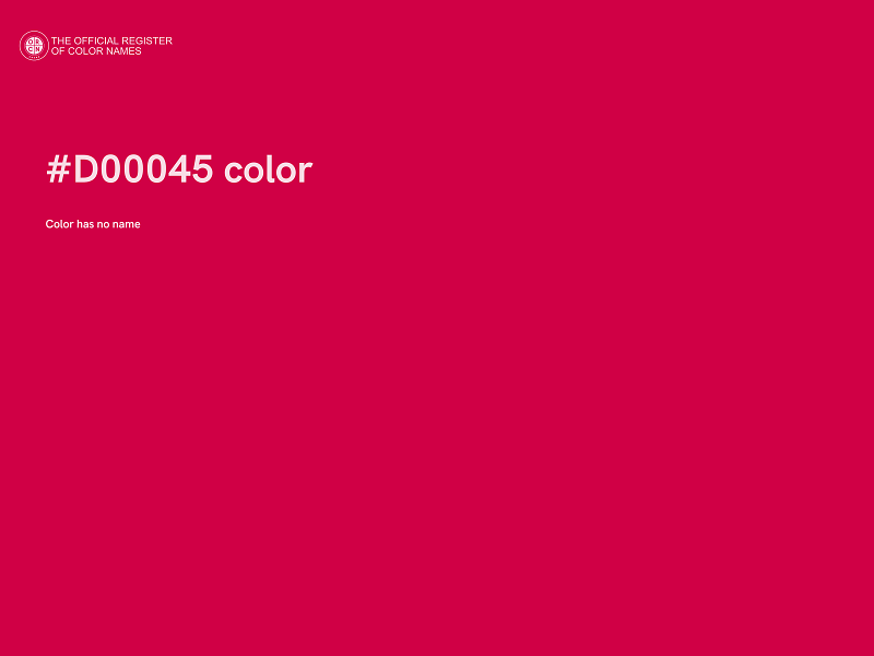 #D00045 color image
